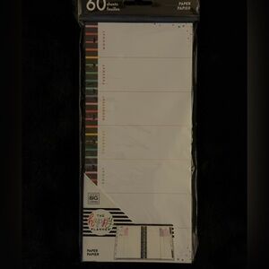 The Happy Planner Weekly Planner Sheets - Multicolor